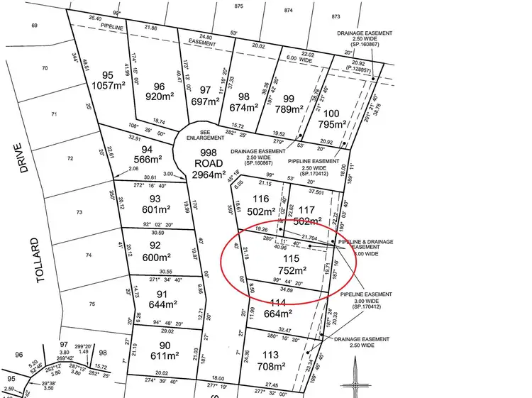 Main view of Homely land listing, Lot 115 Enchantress St, Rokeby TAS 7019