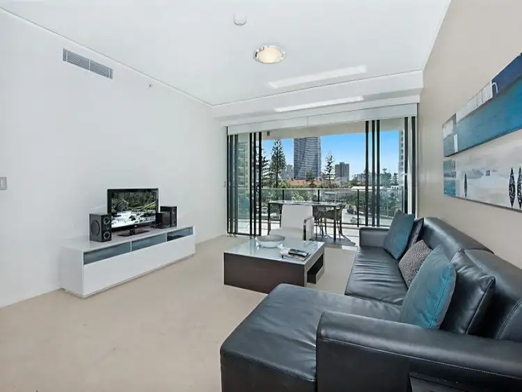 Second view of Homely apartment listing, 403/22 SURF PDE, Broadbeach QLD 4218