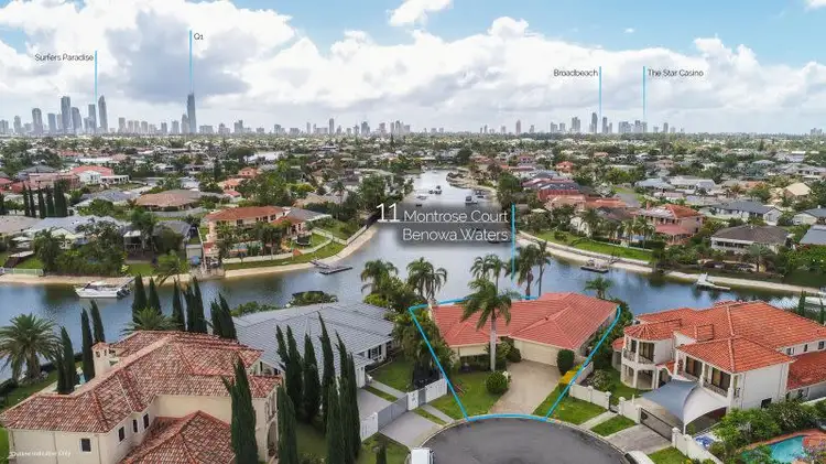 Second view of Homely house listing, 11 MONTROSE COURT, Benowa Waters QLD 4217