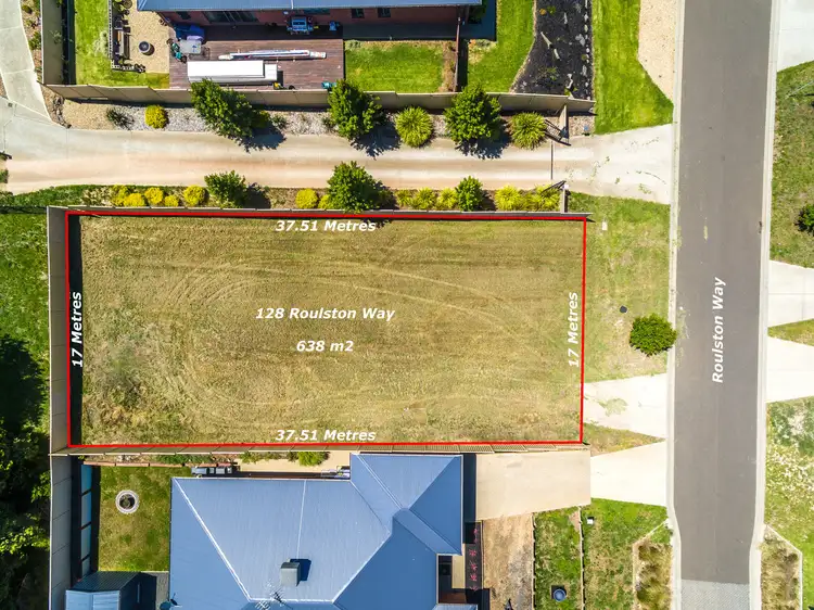 Main view of Homely land listing, 128 ROULSTON WAY, Wallan VIC 3756