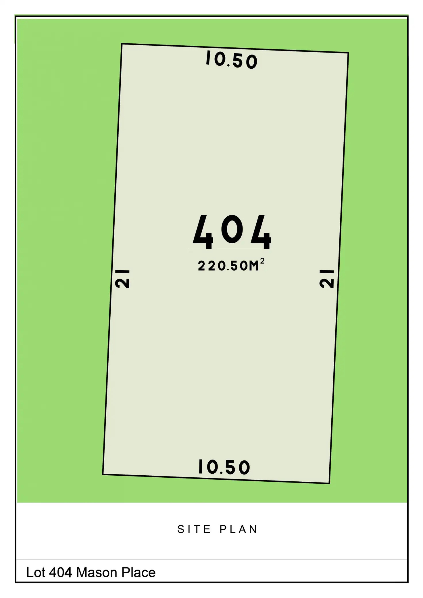 Main view of Homely land listing, LOT 1/404, 1/Lot 404 Mason Place, Hillside VIC 3037