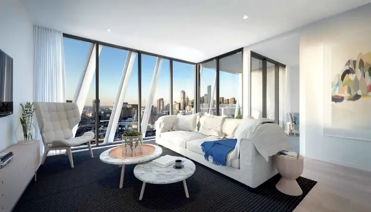 Second view of Homely apartment listing, 1701/89 Gladston St, South Melbourne VIC 3205