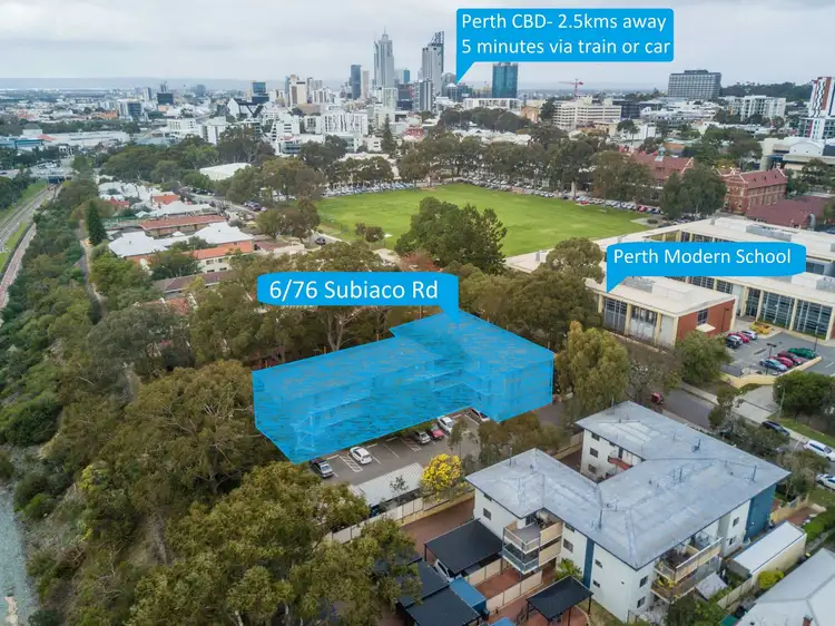 Seventh view of Homely apartment listing, 6/76 Subiaco Road, Subiaco WA 6008