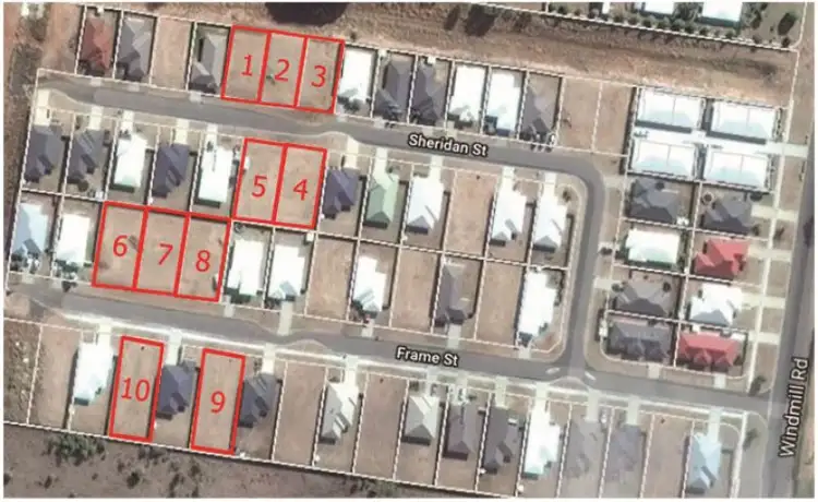 10 Lots Frame  Sheridan St, Chinchilla QLD 4413