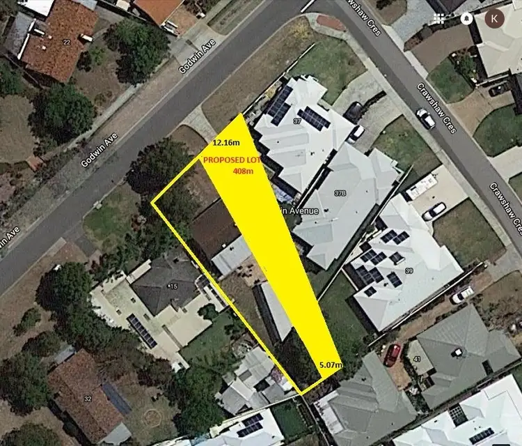 Third view of Homely land listing, LOT LOT 1, 17 Godwin Ave, Manning WA 6152