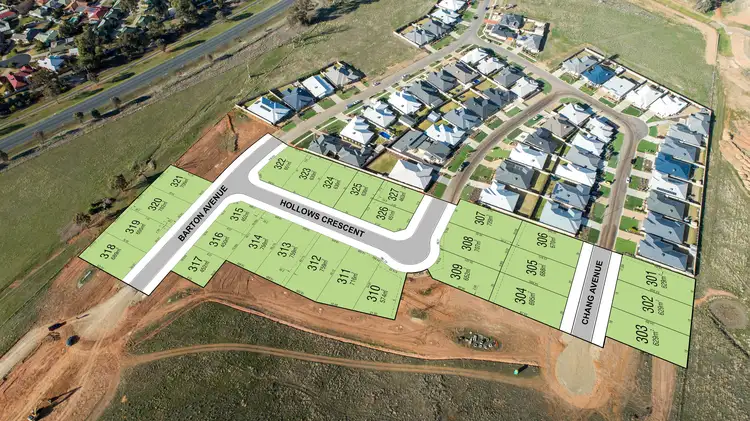 Second view of Homely land listing, Lot 313 Hollows Crescent, Lloyd NSW 2650