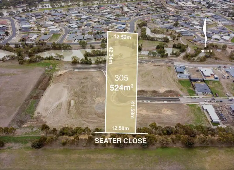 Main view of Homely land listing, Lot 305 Seater Close, Horsham VIC 3400