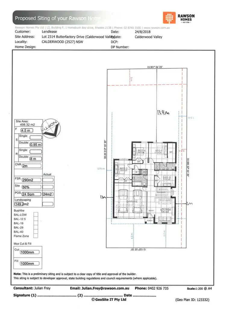 Fourth view of Homely land listing, Lot 2313 57 Butterfactory Drive, Calderwood NSW 2527