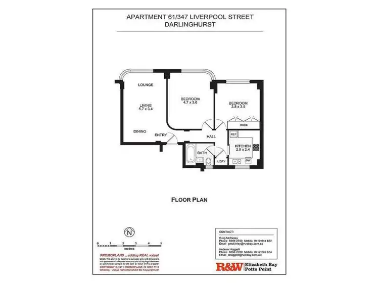 Fifth view of Homely apartment listing, 61/347 Liverpool Street, Darlinghurst NSW 2010