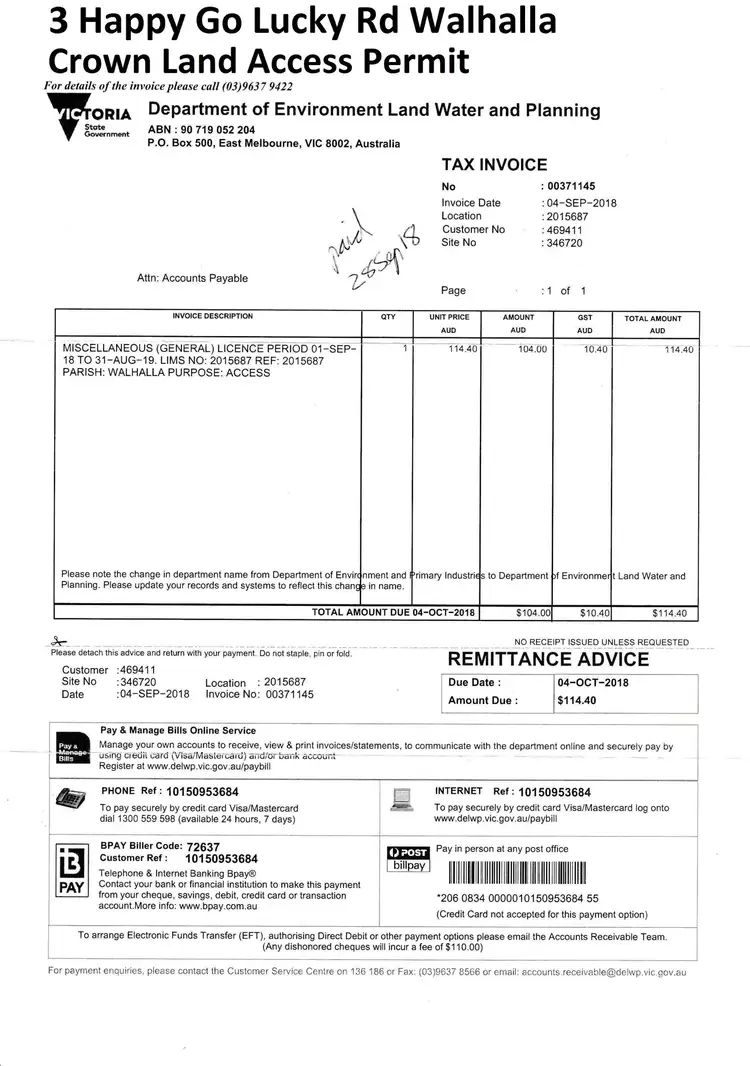Third view of Homely land listing, 3 Happy Go Lucky Rd, Walhalla VIC 3825