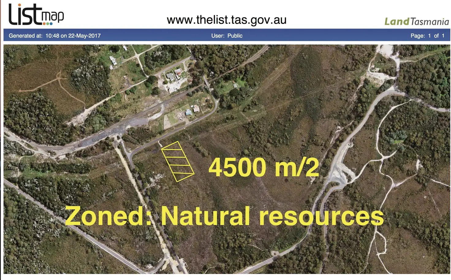 Main view of Homely land listing, 4 John st, Rosebery TAS 7470