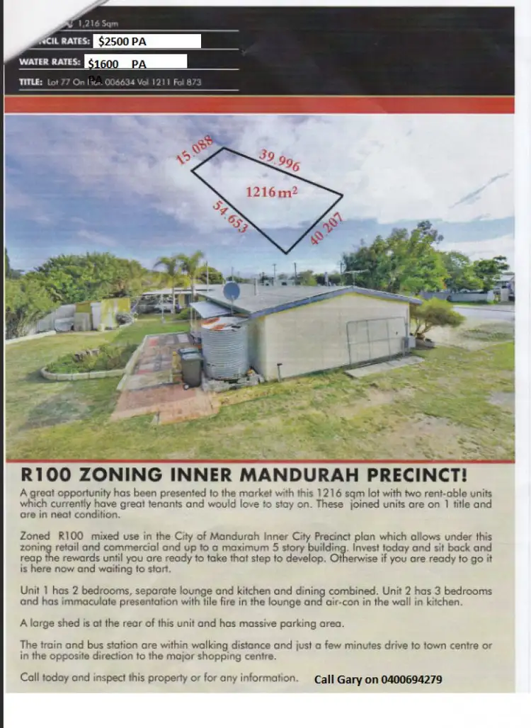 Fifth view of Homely block of units listing, 1 Cox Street, Mandurah WA 6210