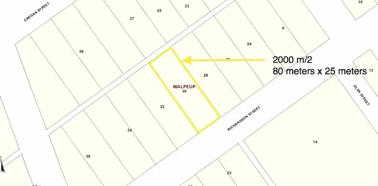 Second view of Homely land listing, 30 Richardson st, Walpeup VIC 3507