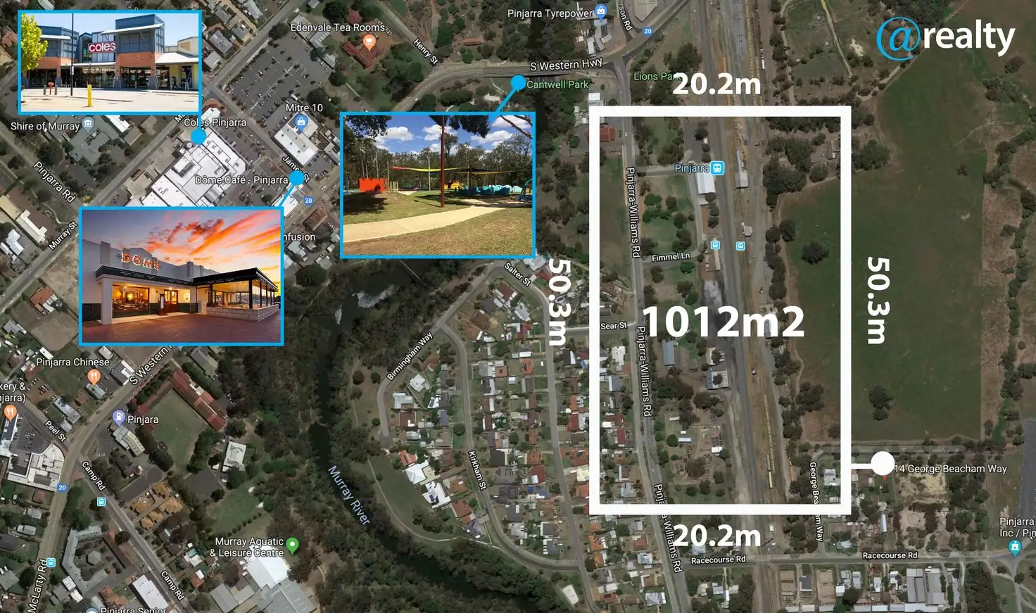 Main view of Homely land listing, 14 George Beacham Way, Pinjarra WA 6208