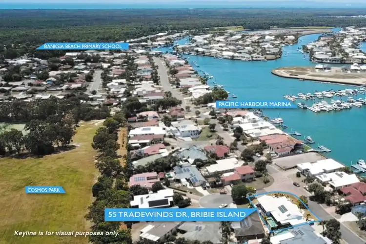 Main view of Homely house listing, 55 Tradewinds Drive, Banksia Beach QLD 4507