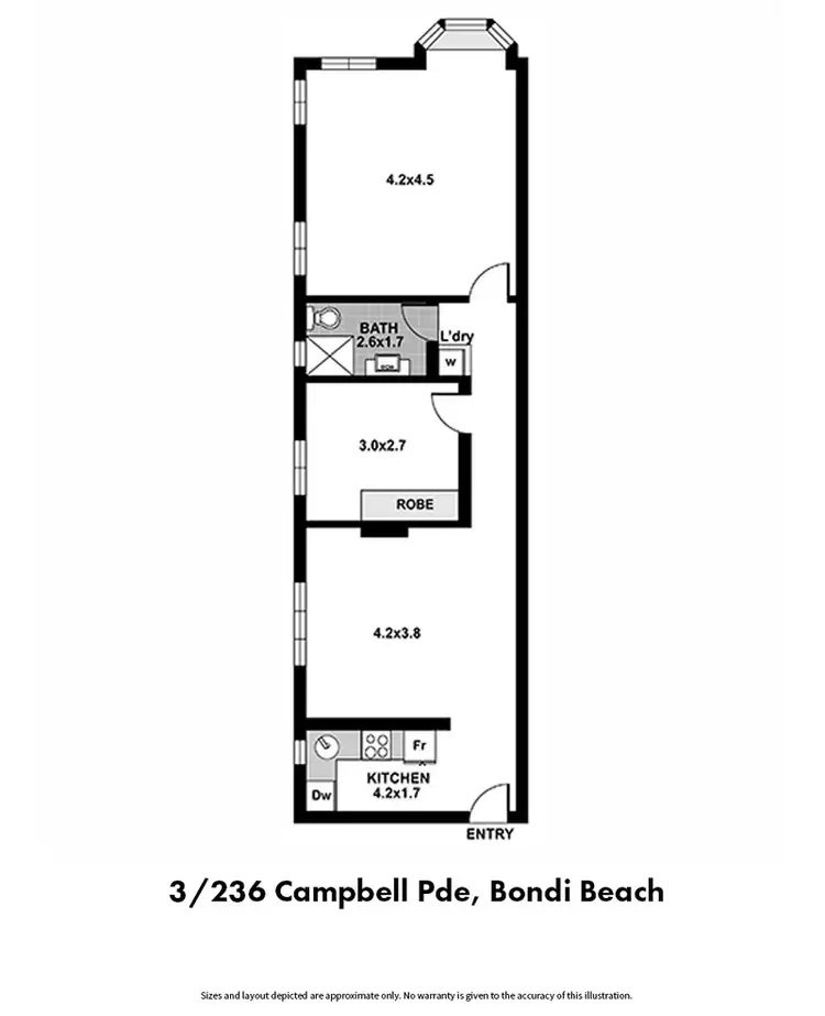 Seventh view of Homely apartment listing, 3/236 Campbell Parade, Bondi Beach NSW 2026