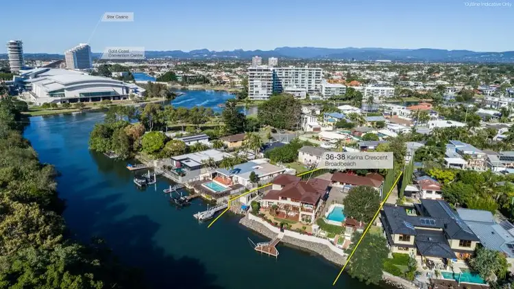 Sixth view of Homely house listing, 36- 38 Karina Crescent, Broadbeach Waters QLD 4218