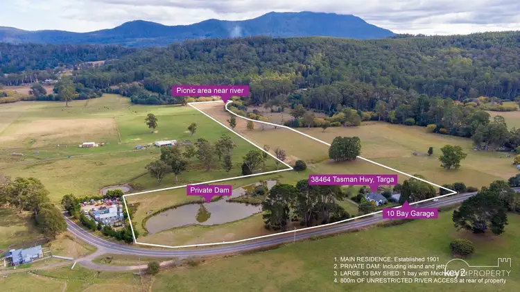 Main view of Homely house listing, 38464 Tasman Highway, Targa TAS 7259