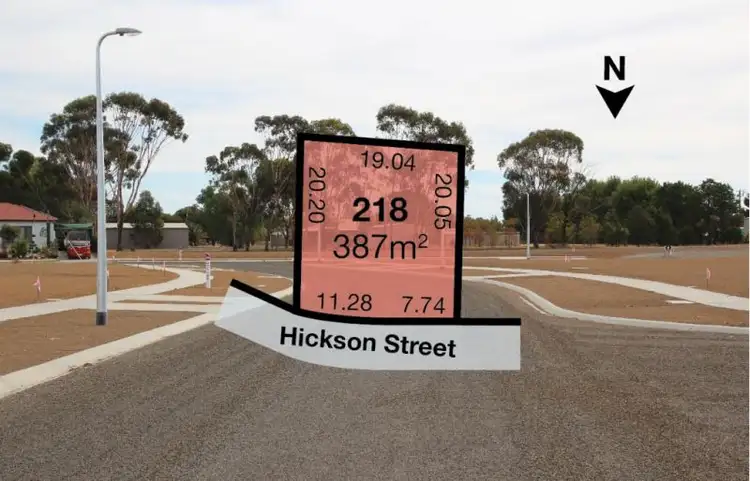 Main view of Homely land listing, Lot 218 Hickson Street, Horsham VIC 3400