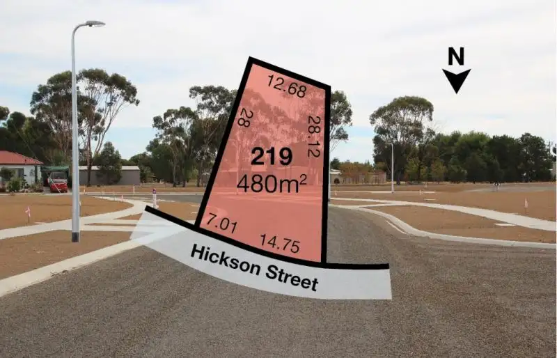 Main view of Homely land listing, Lot 219 Hickson Street, Horsham VIC 3400