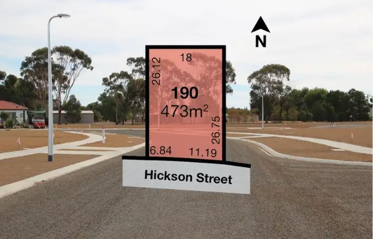 Main view of Homely land listing, Lot 190 Hickson Street, Horsham VIC 3400