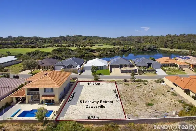 Third view of Homely land listing, 15 Lakeway Retreat, Dawesville WA 6211