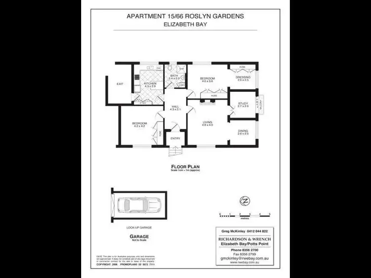 Fourth view of Homely apartment listing, 15/66 Roslyn Gardens, Elizabeth Bay NSW 2011