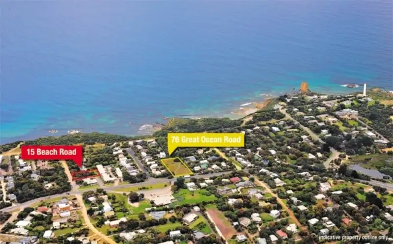 Main view of Homely land listing, 76 Great Ocean Road, Aireys Inlet VIC 3231