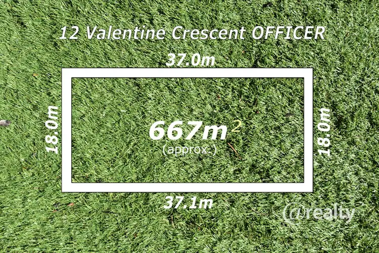 Main view of Homely land listing, 12 Valentine Crescent, Officer VIC 3809