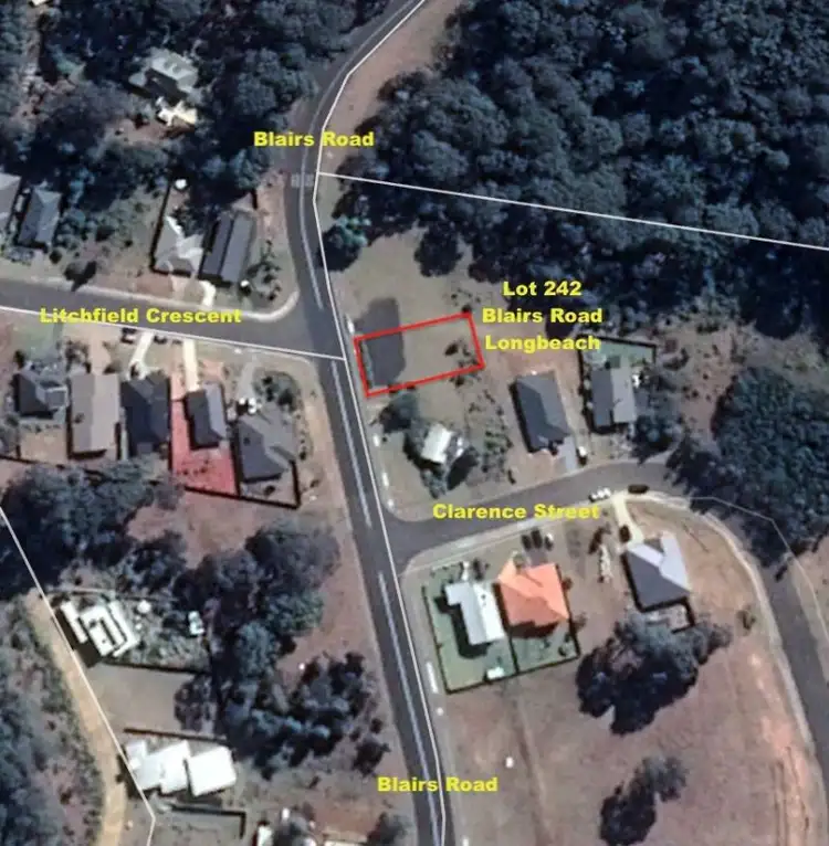 Main view of Homely land listing, Lot 242 Blairs Road, Long Beach NSW 2536