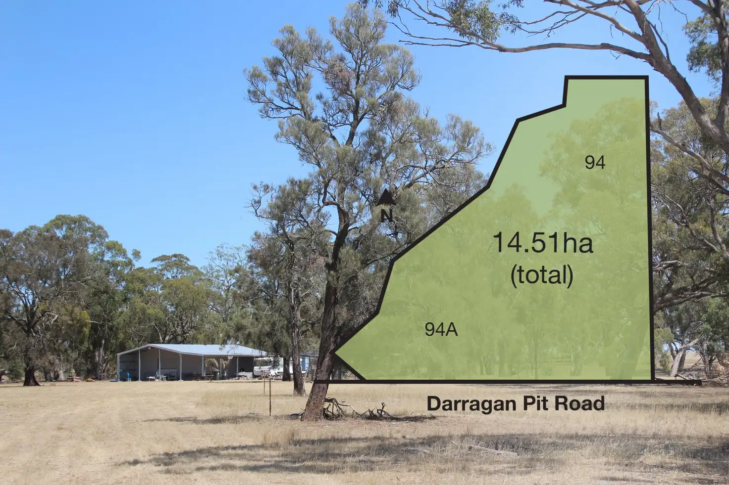 Main view of Homely land listing, CA 94 & 94a Darragan Pit Road, Lower Norton VIC 3401