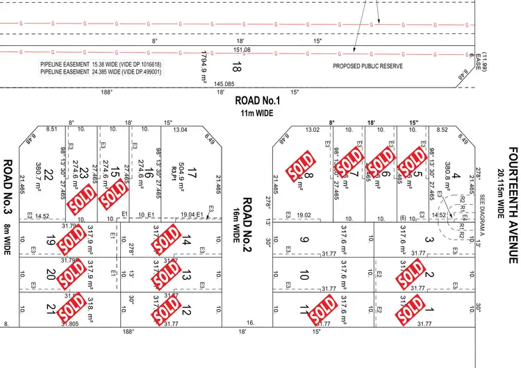 Main view of Homely land listing, Lot no. 9 Fourteenth Avenue, Austral NSW 2179