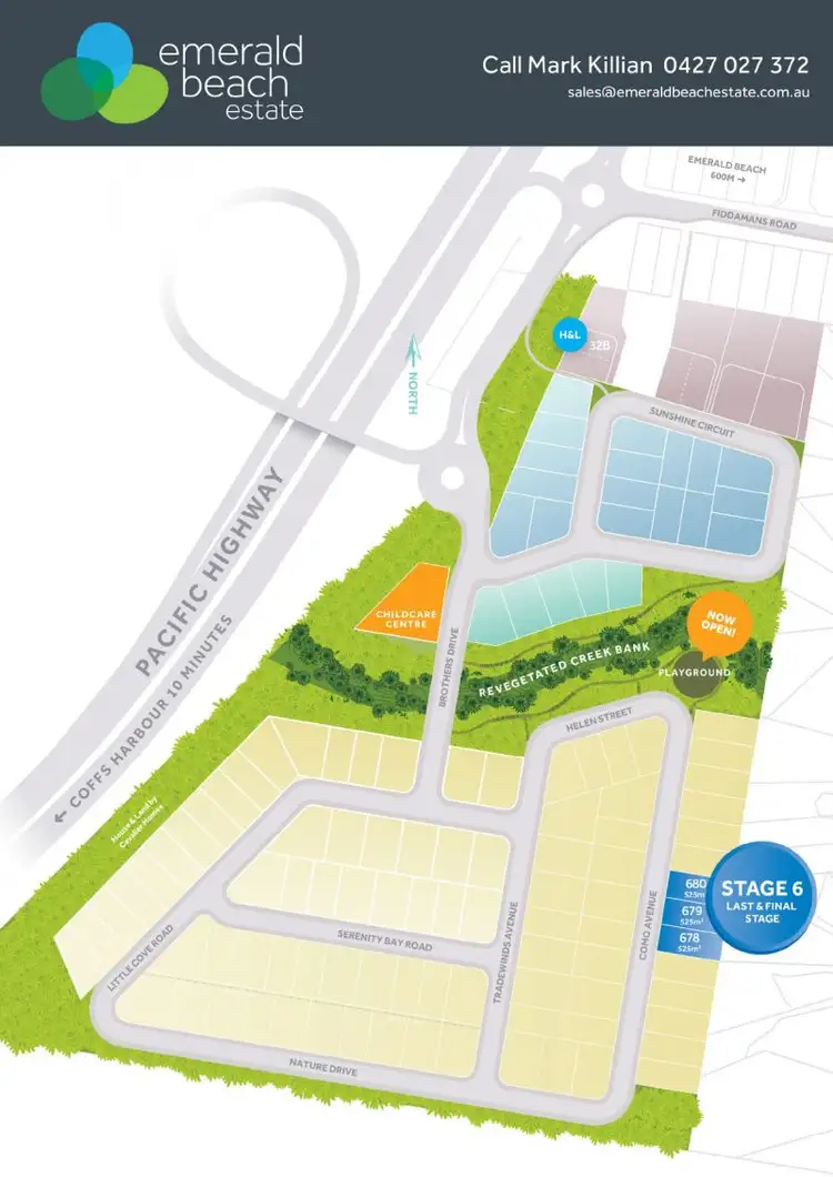 Third view of Homely land listing, Lot 677 Como Ave, Emerald Beach NSW 2456