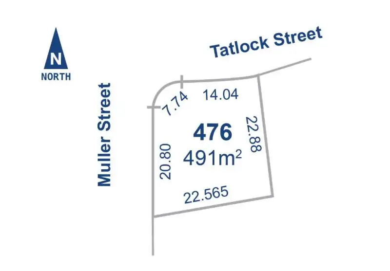 Main view of Homely land listing, Lot 476 Tatlock Street, Horsham VIC 3400