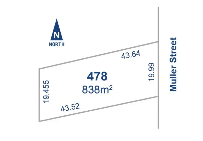 Main view of Homely land listing, Lot 478 Muller Street, Horsham VIC 3400