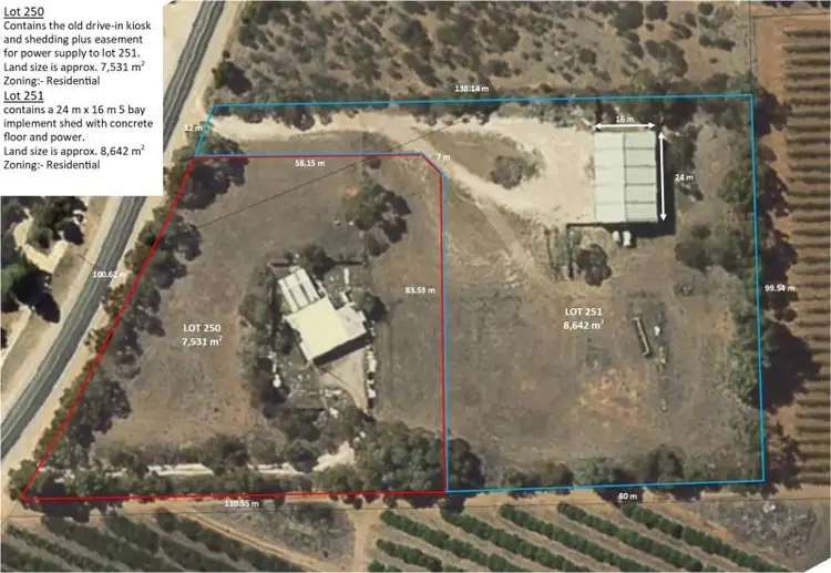 LOT lot 251, 31 Old Blanchetown Road, Waikerie SA 5330