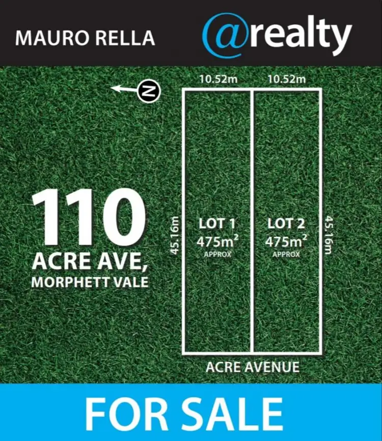 Main view of Homely land listing, 110 Acre Ave, Morphett Vale SA 5162