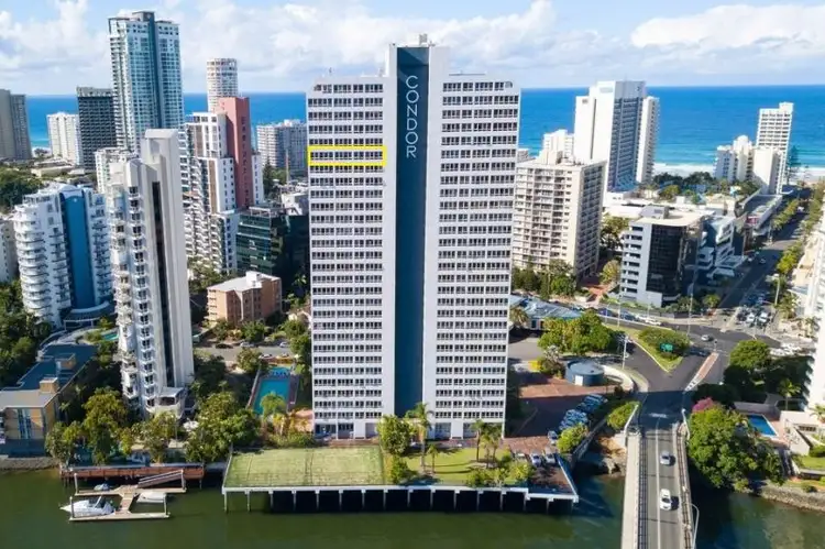 Main view of Homely apartment listing, 23A 'Condor'/2 Riverview Parade, Surfers Paradise QLD 4217