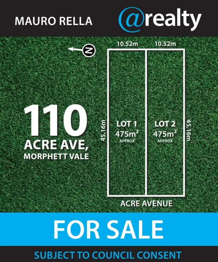 Main view of Homely land listing, LOT Lot 2, 110 Acre Avenue, Morphett Vale SA 5162