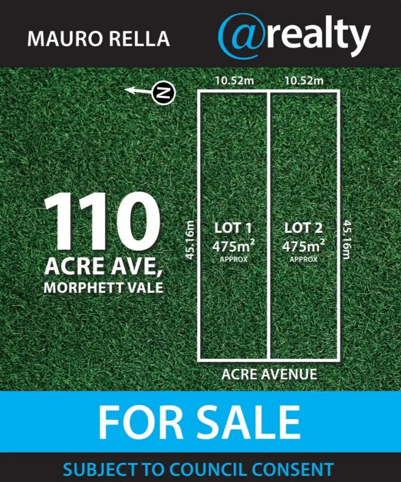 Main view of Homely land listing, LOT Lot 2, 110 Acre Avenue, Morphett Vale SA 5162