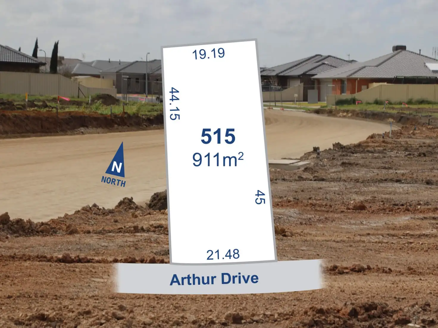 Main view of Homely land listing, Lot 515 Arthur Drive, Horsham VIC 3400