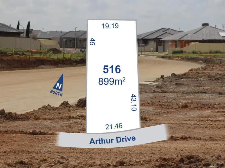 Main view of Homely land listing, Lot 516 Arthur Drive, Horsham VIC 3400