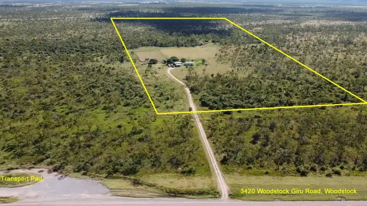 Main view of Homely rural property listing, 3420 Woodstock Giru Road, Woodstock QLD 4816