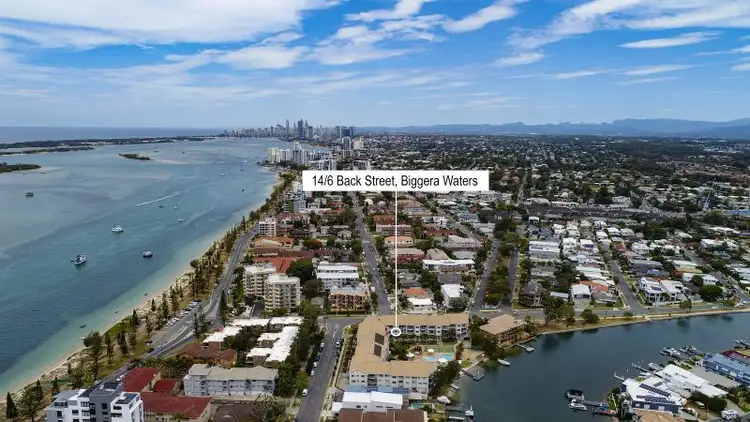 Main view of Homely unit listing, 14/6 Back Street, Biggera Waters QLD 4216