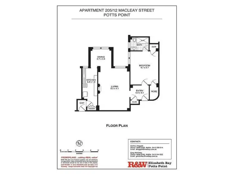 Fifth view of Homely apartment listing, 205/12 Macleay Street, Potts Point NSW 2011