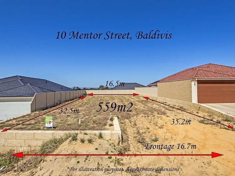 Second view of Homely land listing, 10 Mentor Street, Baldivis WA 6171