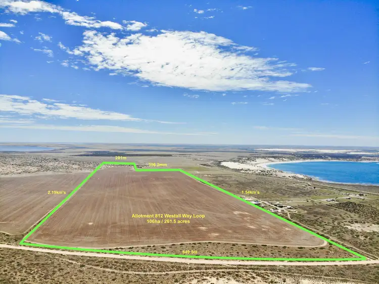 Main view of Homely land listing, COASTAL ALLOTMENTS Westall Way Loop, Streaky Bay SA 5680