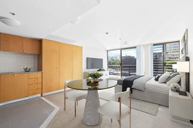 Third view of Homely studio listing, 448/6 Cowper Wharf Road, Woolloomooloo NSW 2011
