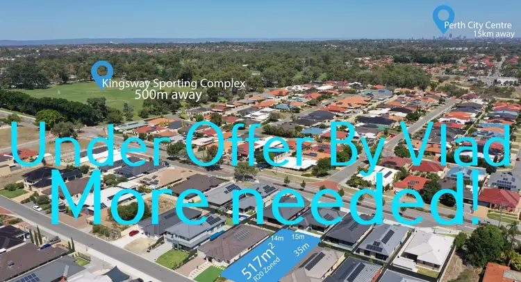Main view of Homely land listing, 61 King David Boulevard, Madeley WA 6065