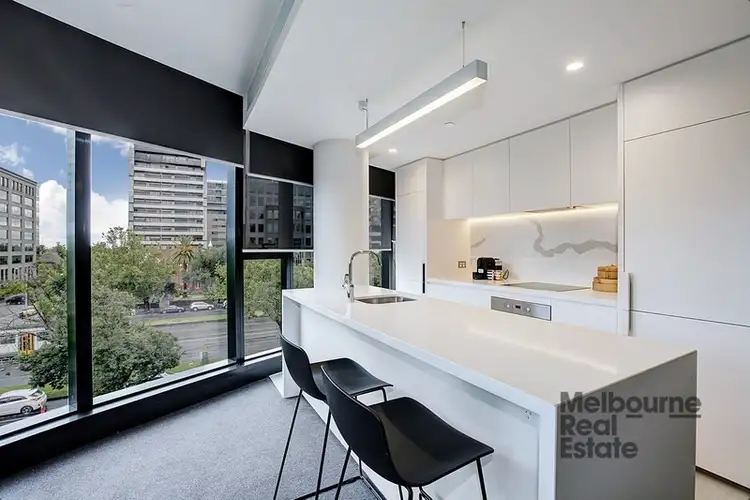 Main view of Homely apartment listing, 302/555 St Kilda Road, Melbourne VIC 3004